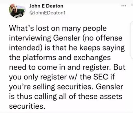 John Deaton tweeted on the interview