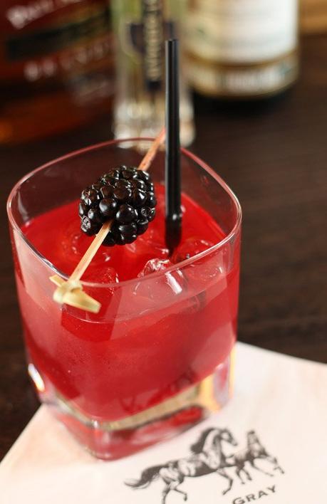 Vodka, Blackberry & St. Germain Liqueur Cocktail