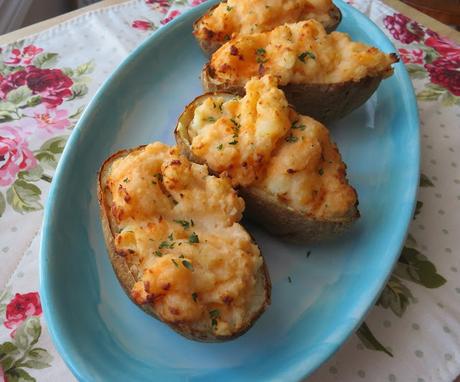 Air Fryer Twice Baked Potatoes