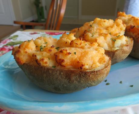 Air Fryer Twice Baked Potatoes