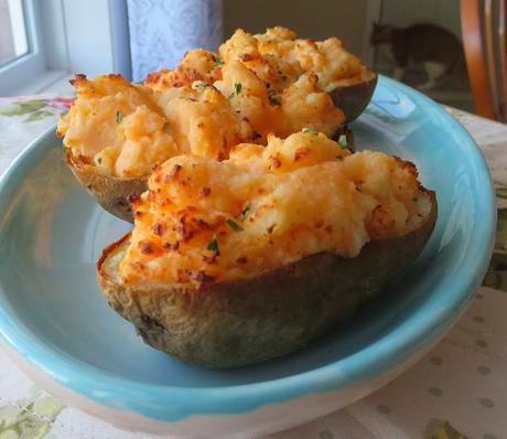 Air Fryer Twice Baked Potatoes