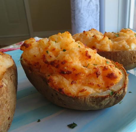 Air Fryer Twice Baked Potatoes