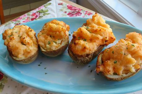 Air Fryer Twice Baked Potatoes