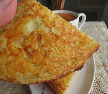 Cheese Crusted Grilled Cheese