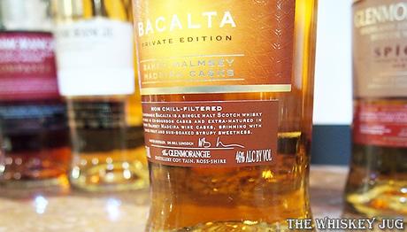 Glenmorangie Bacalta Label
