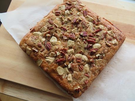 Browned Butter, Pecan & White Chocolate Cake