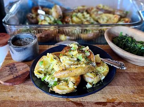 Easy Smashed Potatoes