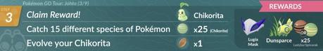 Pokemon GO Tour Johto Research (Images & Data) Pokemon Go Tour Johto Special Research Step3
