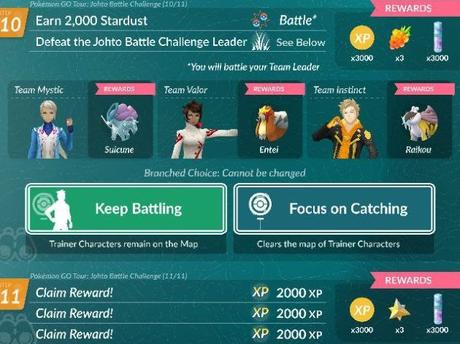 Pokemon GO Tour Johto Research (Images & Data) Pokemon Go Tour Johto Battle Challenge Research 10 & 11