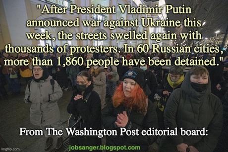 Russians Protest The 