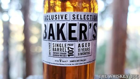 Baker's Bourbon Exclusive Selection 11 Years Label