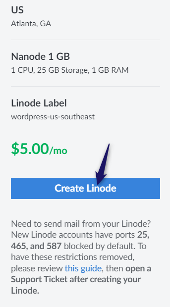 create linode app