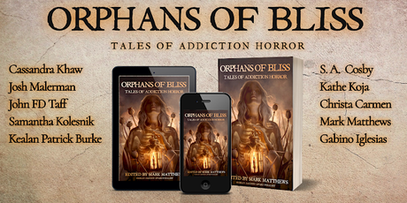 Cover Reveal Presale Announcement — Orphans of Bliss: Tales of Addiction Horror
