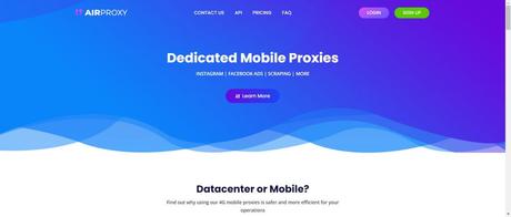 10 Best Mobile Proxy Solutions to Extract Web Data for Your Business AirProxy- best mobile proxies