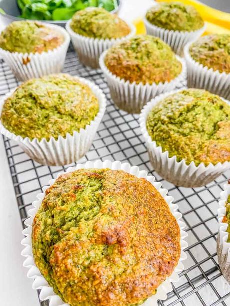 Spinach Banana Muffins (Healthy, Kid-Friendly Recipe!)