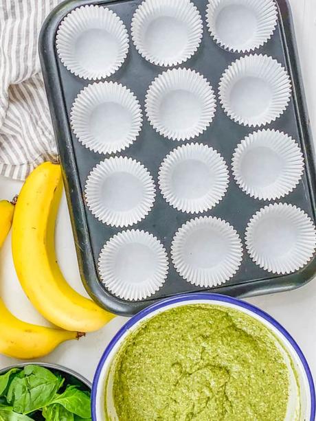 Spinach Banana Muffins (Healthy, Kid-Friendly Recipe!)