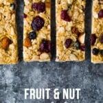 Fruit and Nut Granola Bars