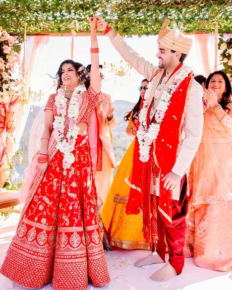 indian wedding hashtag bride groom