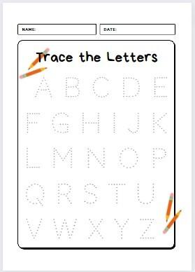 Create Your Own Letter Tracing Worksheets