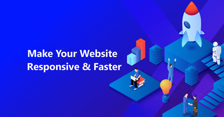 Make website responsive and faster