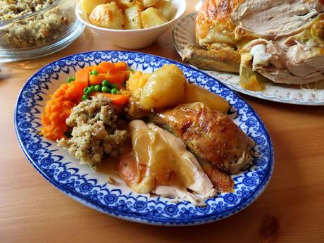 Roast Chicken with Herb Stuffing