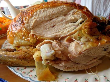 Roast Chicken with Herb Stuffing