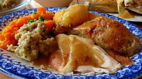 Roast Chicken with Herb Stuffing