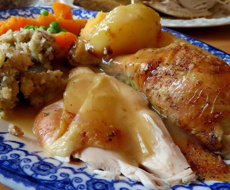 Roast Chicken with Herb Stuffing