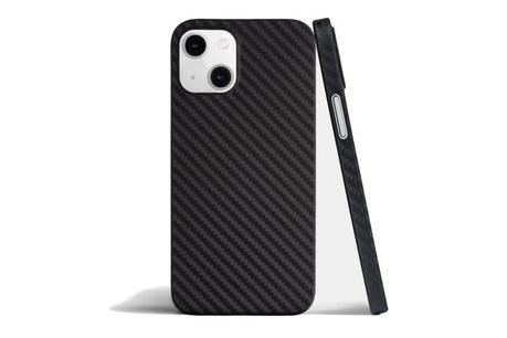 Totallee Super Thin iPhone 13 Mini Case in Carbon Fiber.