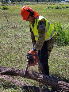 Army cleans up in Chinderah.