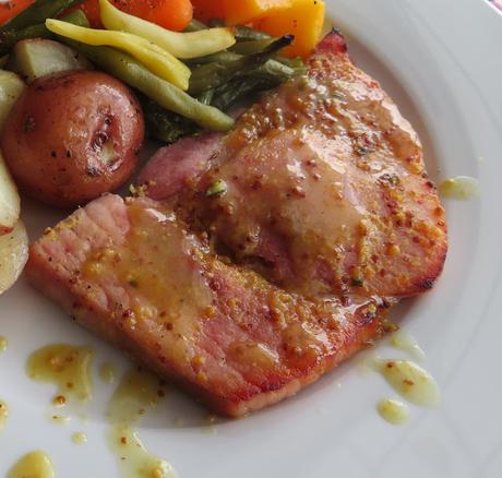 Ham Steak Sheet Pan Dinner