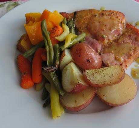 Ham Steak Sheet Pan Dinner