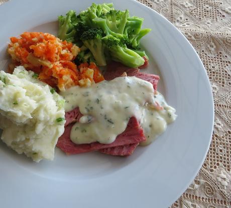 Corned Beef with Parsley Sauce