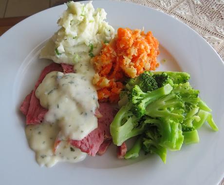 Corned Beef with Parsley Sauce