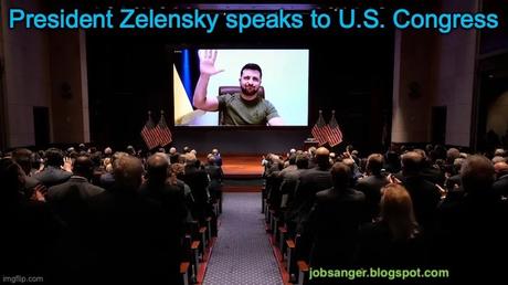 Transcript Of President Zelensky's Speech To U.S. Congress