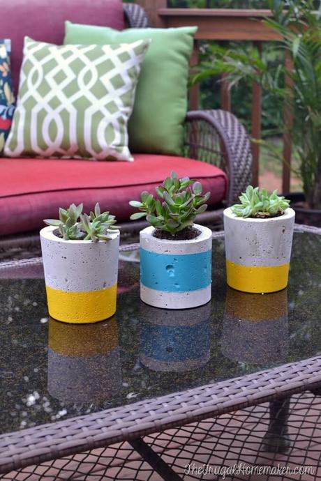 diy concrete planter molds