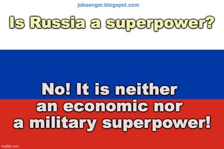 Russia Is Not A Superpower - Just A Criminal Government