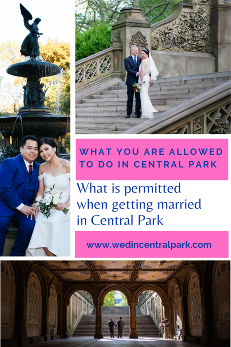 What is and isn’t Permitted at Weddings in Central Park