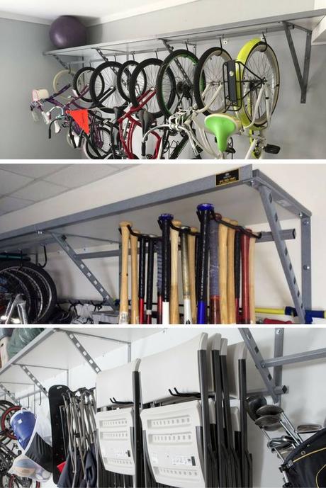 Overhead Garage Shelving Ideas