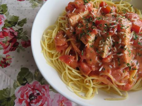 Slow Cooker Creamy Basil Chicken