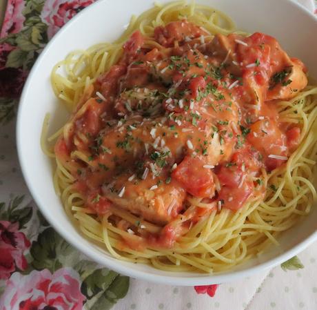 Slow Cooker Creamy Basil Chicken