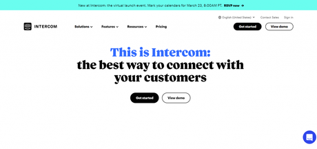 Intercom CRM productivity tools
