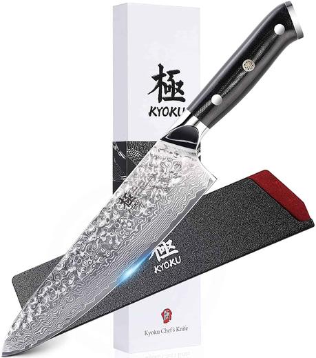 Best VG-10 steel knife overall- KYOKU Chef Knife 8 Shogun Series