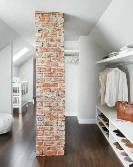 attic into closet