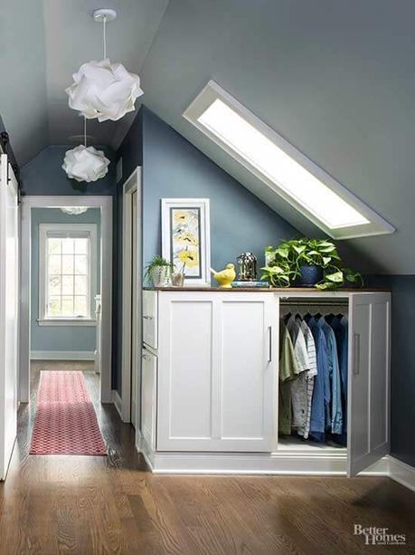 attic closet storage ideas