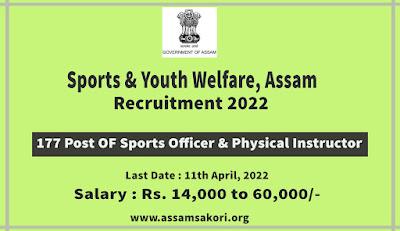 Sports & Youth Welfare, Assam Recruitment 2022-