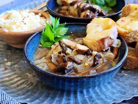 Quick French Onion Mushroom Soup