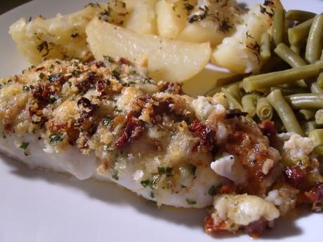 Tomato Herb Crusted Haddock