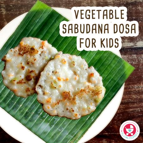 Vegetable sabudana dosa Recipe