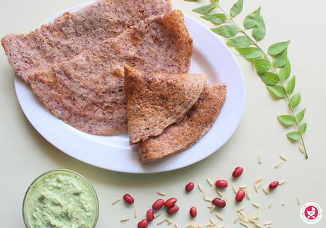 Rajma Dosa / Red Kidney Beans Crepe